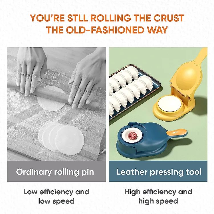 Manual Dumpling & Samosa Press Maker – Pastry & Ravioli Mould